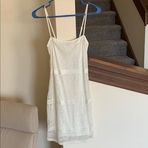 Aerie Don’t Ask Why bodycon white dress